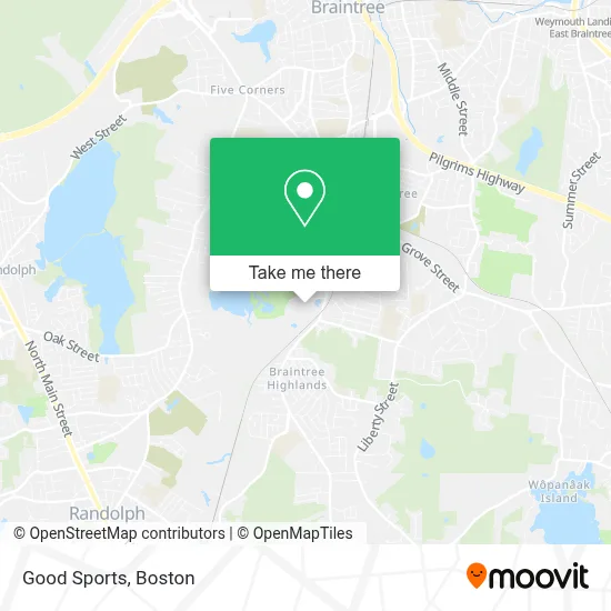 Good Sports map