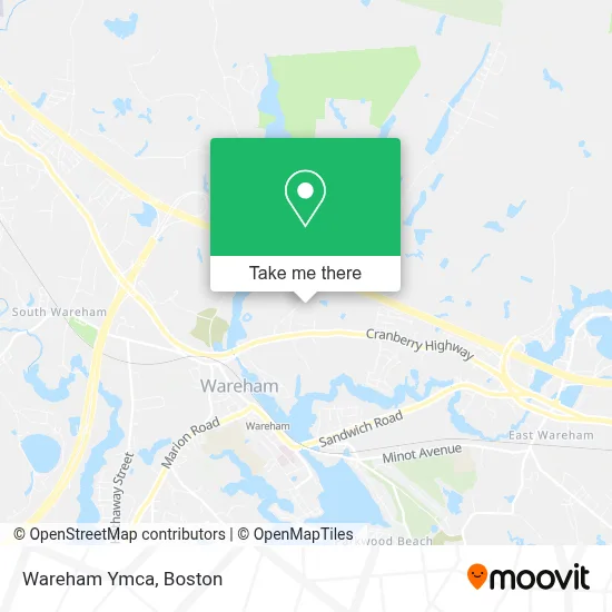 Wareham Ymca map