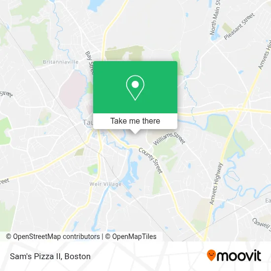 Sam's Pizza II map