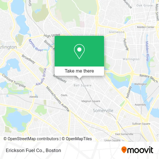 Erickson Fuel Co. map