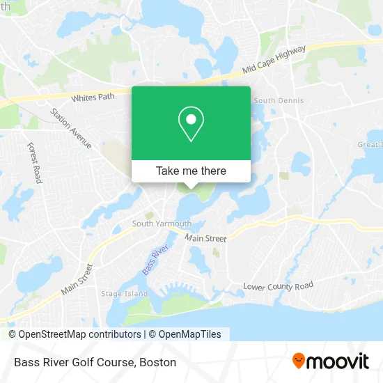 Bass River Golf Course map