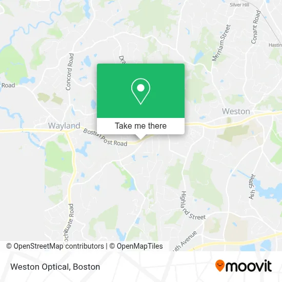Weston Optical map