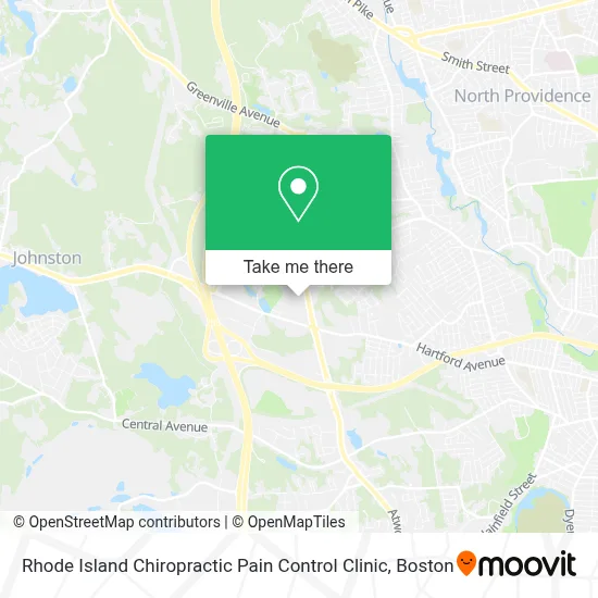 Rhode Island Chiropractic Pain Control Clinic map