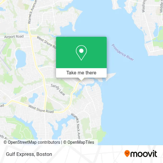 Gulf Express map
