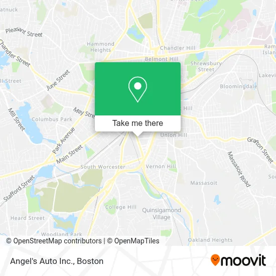 Angel's Auto Inc. map