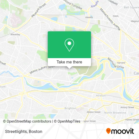 Streetlights map
