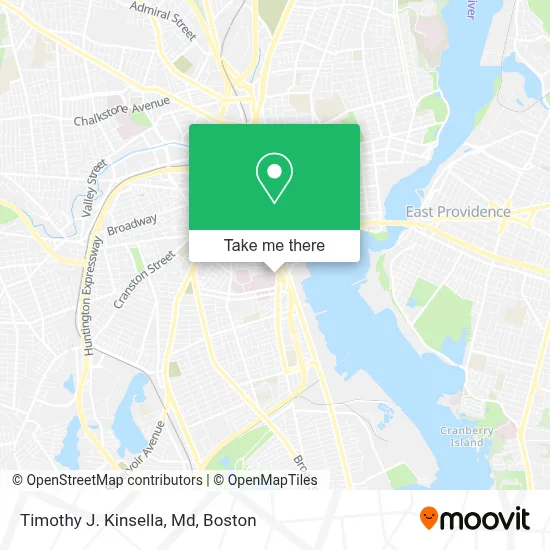 Timothy J. Kinsella, Md map