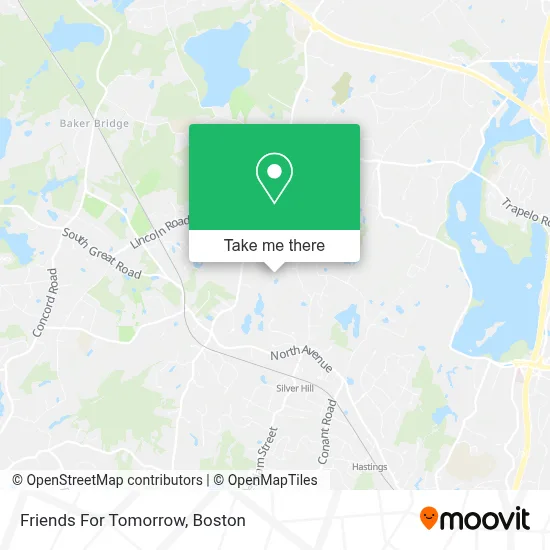 Friends For Tomorrow map