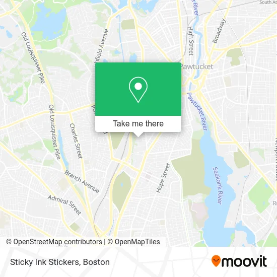 Sticky Ink Stickers map