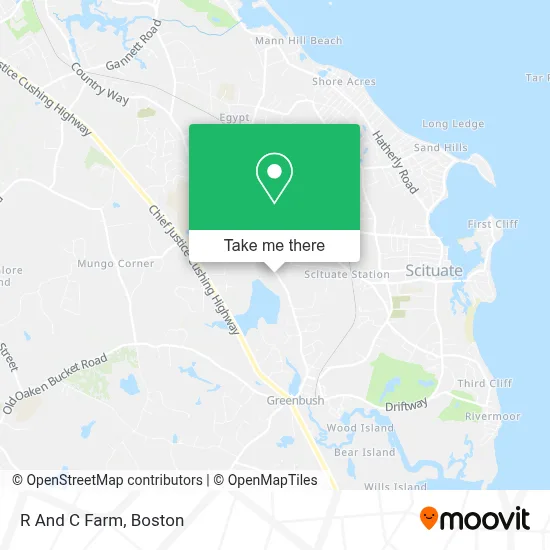 R And C Farm map