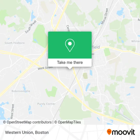 Western Union map