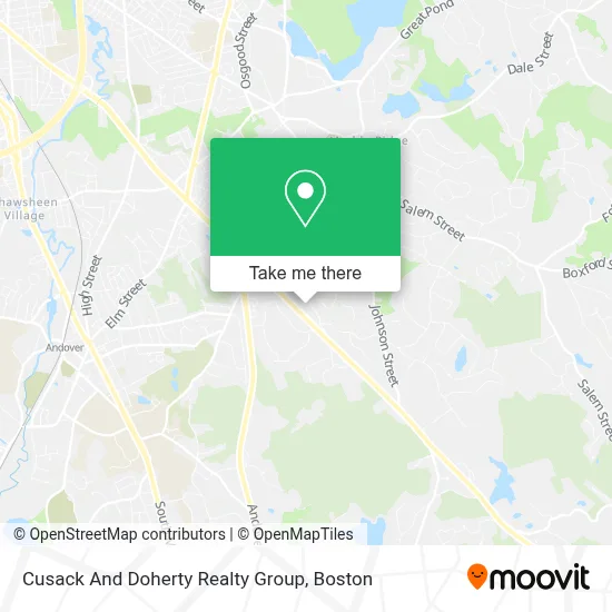 Cusack And Doherty Realty Group map