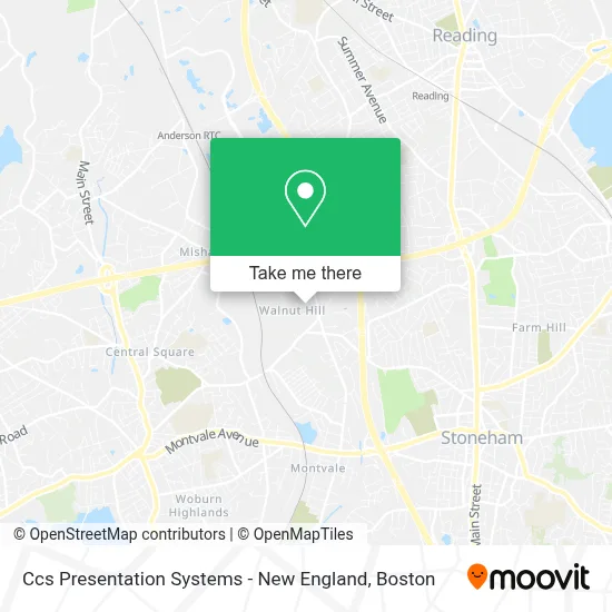 Ccs Presentation Systems - New England map