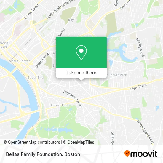 Bellas Family Foundation map
