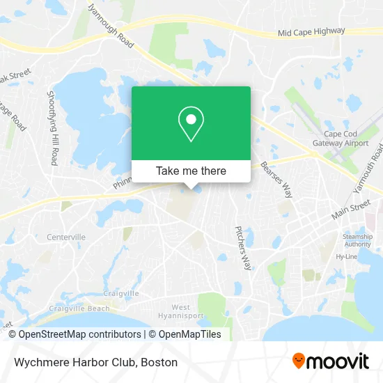 Wychmere Harbor Club map