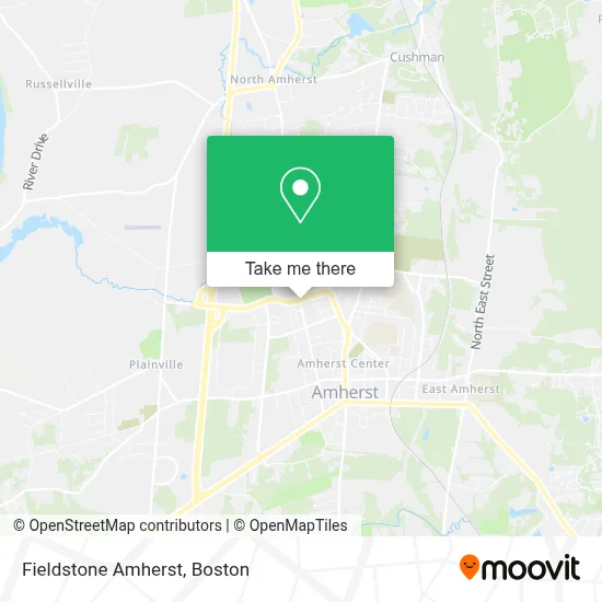 Fieldstone Amherst map