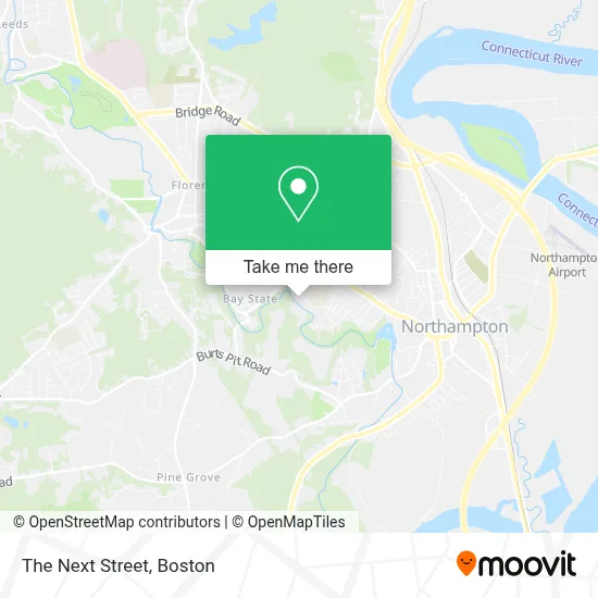 The Next Street map