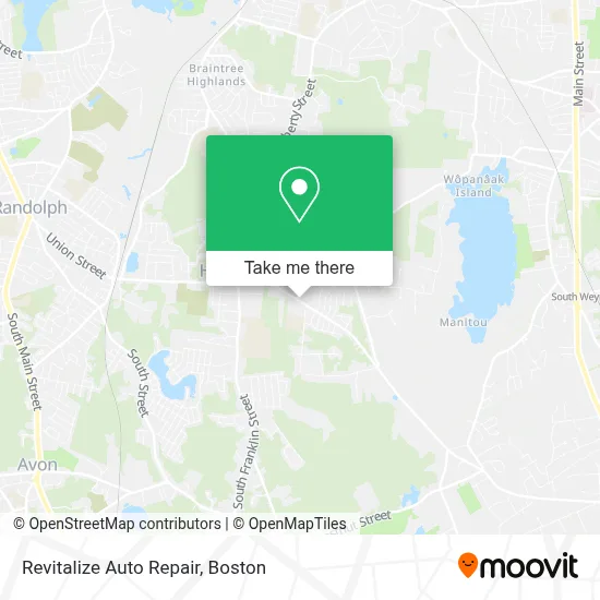 Revitalize Auto Repair map