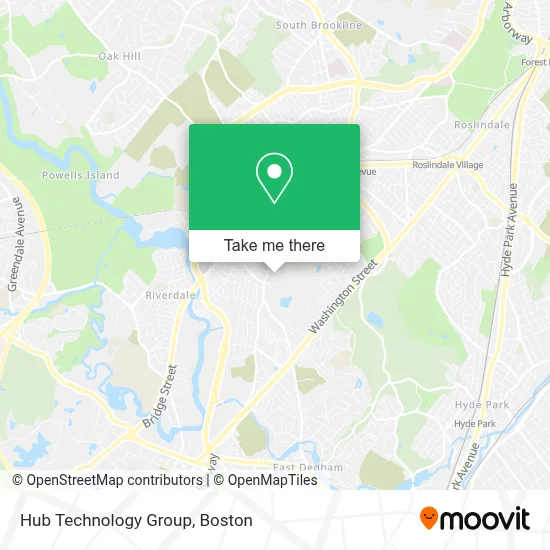 Hub Technology Group map