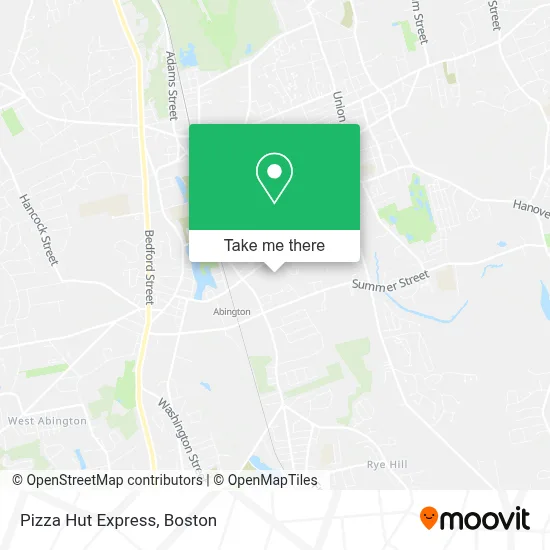 Pizza Hut Express map