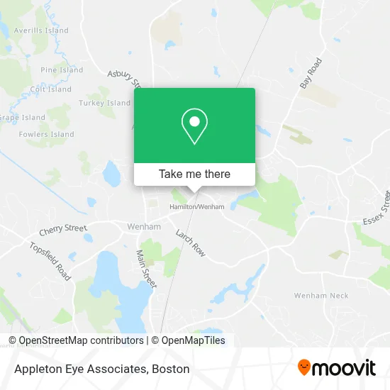 Appleton Eye Associates map