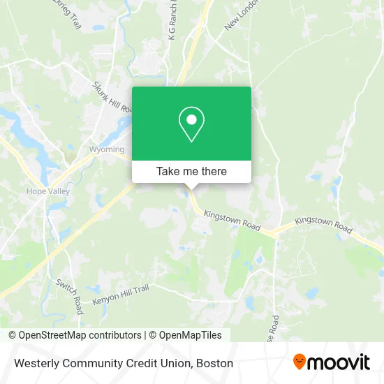 Westerly Community Credit Union map