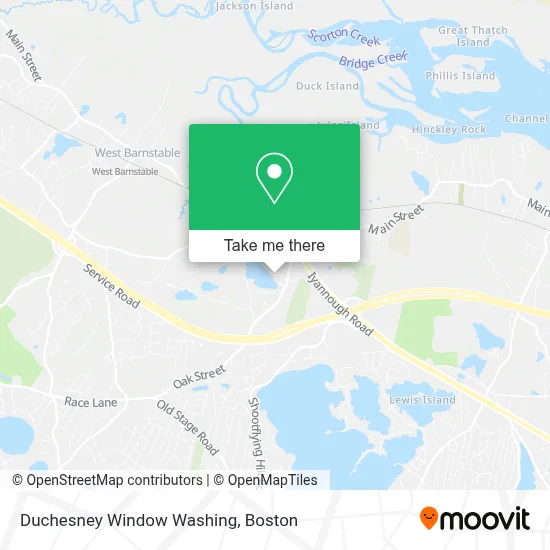 Duchesney Window Washing map