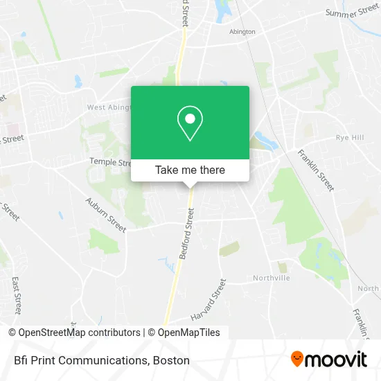 Bfi Print Communications map