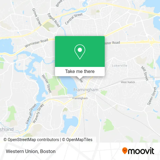 Western Union map