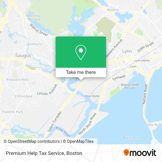 Premium Help Tax Service map