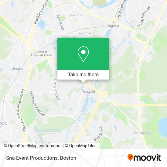 Sna Event Productions map