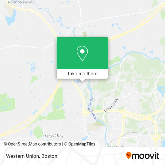 Western Union map