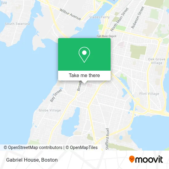 Gabriel House map