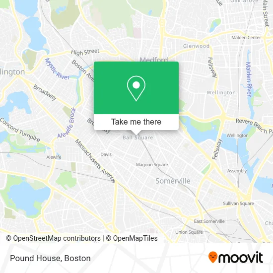 Pound House map