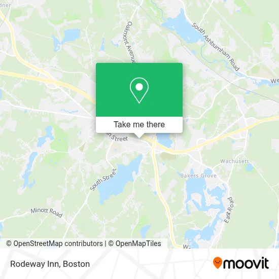 Rodeway Inn map