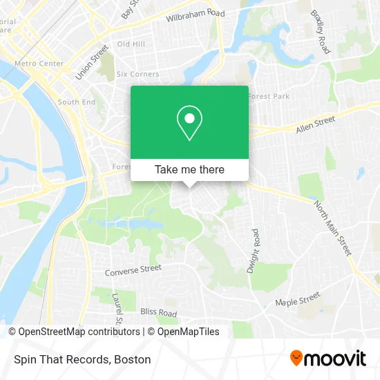 Spin That Records map