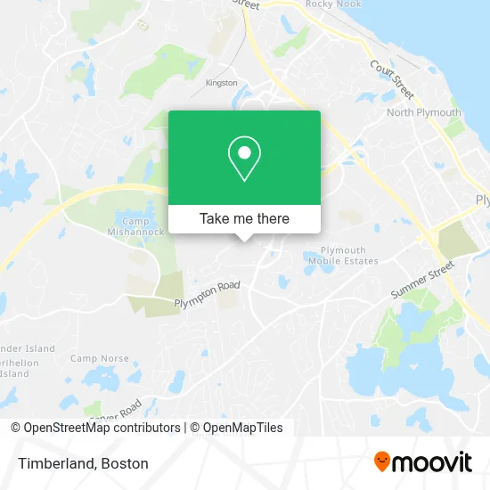 Timberland map