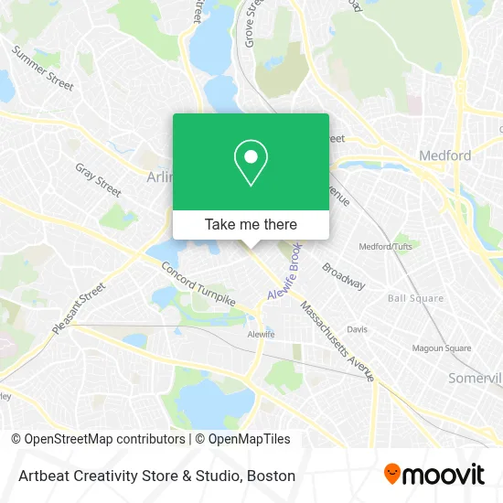 Artbeat Creativity Store & Studio map