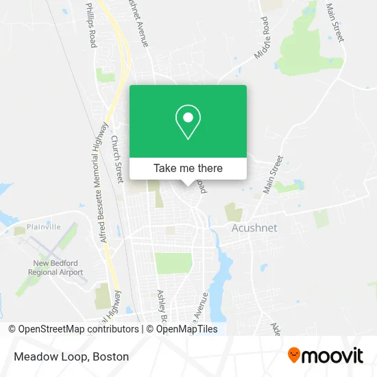 Meadow Loop map