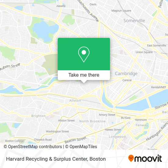Harvard Recycling & Surplus Center map