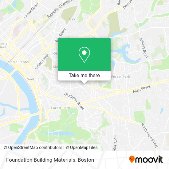Foundation Building Materials map