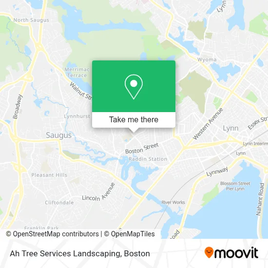 Ah Tree Services Landscaping map