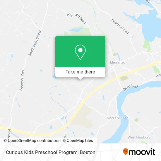 Curious Kids Preschool Program map