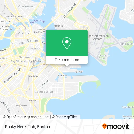 Rocky Neck Fish map