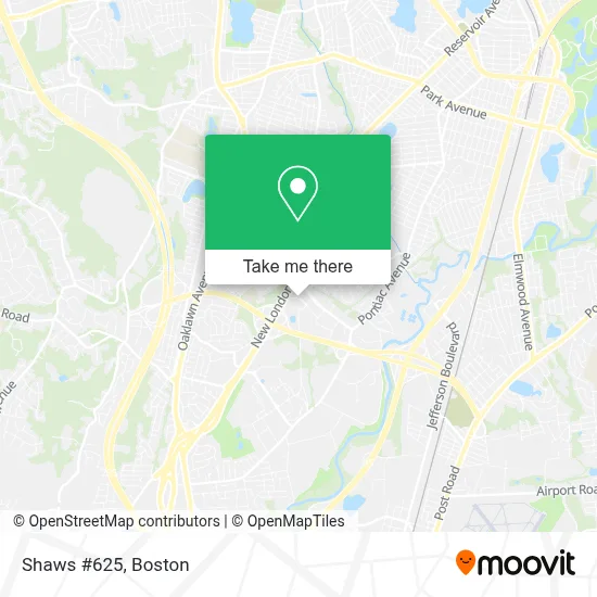 Shaws #625 map