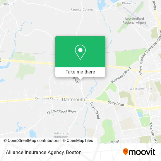 Alliance Insurance Agency map