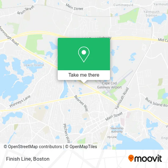Finish Line map