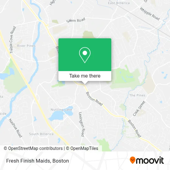 Fresh Finish Maids map