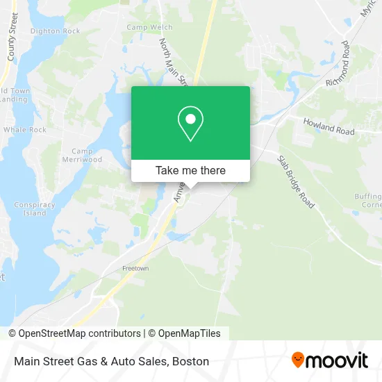 Main Street Gas & Auto Sales map