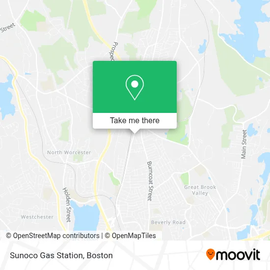 Sunoco Gas Station map